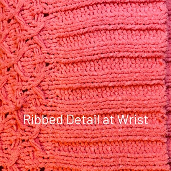 A New Day Coral Knit Crewneck Sweater – Size Large - Picture 10 of 14